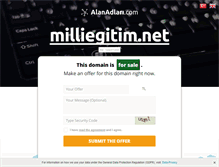 Tablet Screenshot of milliegitim.net